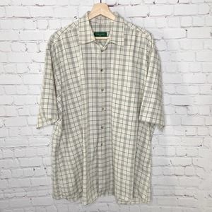Tom James Short Sleeve Button Front Shirt